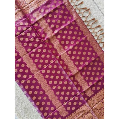 Bridal Katan Silk Saree with Premium Finish | Wedding & Reception Look