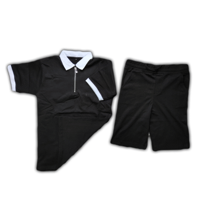 Premium Men’s Polo T-Shirt with Half Pant Set – Soft Cotton & Comfortable Fit – Chitrochaya