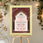 Luxury Nikah Nama Certificate – Custom Wedding Document