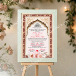 Islamic Nikah Nama Certificate – Modern & Elegant Design - Image 6