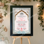 Premium Nikah Nama Design – Personalized Islamic Marriage Certificate - Image 4