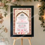 Islamic Nikah Nama Certificate – Modern & Elegant Design - Image 5
