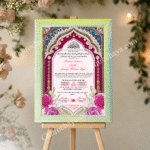 Nikah Nama Certificate – Elegant Islamic Marriage Document - Image 4