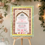 Islamic Nikah Nama Certificate – Modern & Elegant Design